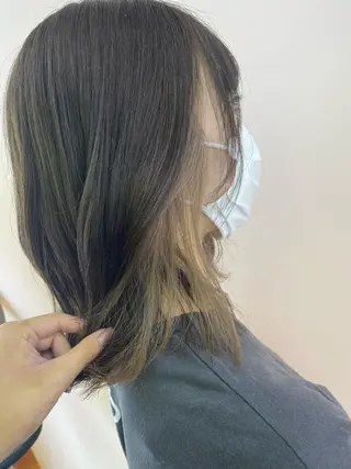 カラー 茅ヶ崎/ハイライト/ ハイトーン/関口実華のヘアスタイル