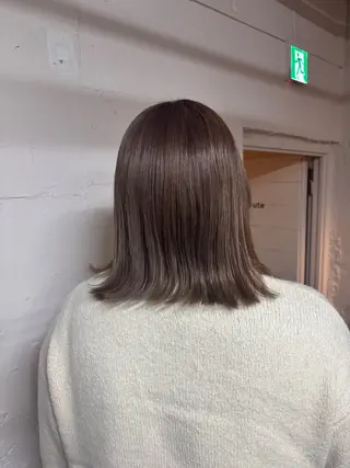 ミディアム カラー 🩵似合わせカット SEIRA🩵のヘアスタイル