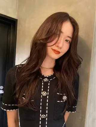 ロング カラー デザインカラー❤︎ イシイレイのヘアスタイル