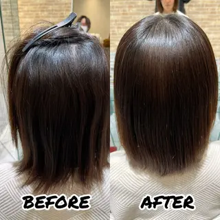 ミディアム 髪質改善美容師 鈴木のヘアスタイル