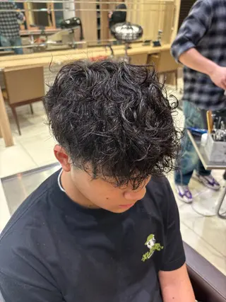パーマ メンズ 波巻き･カルマ パーマ特化/aoiのヘアスタイル