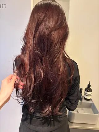 ロング Zoey kannaのヘアスタイル
