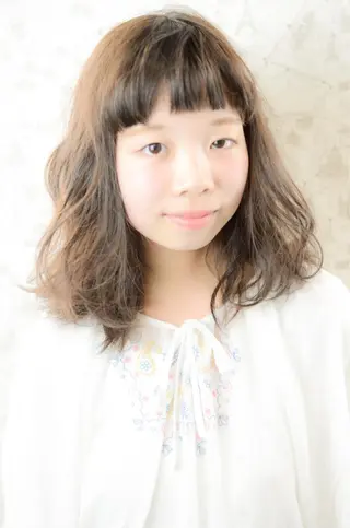 ミディアム Campus キャンパスのヘアスタイル