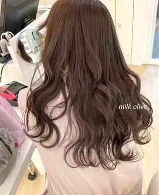 ロング カラー Parve Mix /頓宮 稚愛🤍のヘアスタイル