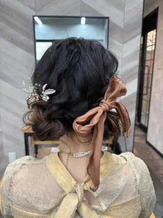 ミディアム ヘアアレンジ 飯塚 沙衣のヘアスタイル