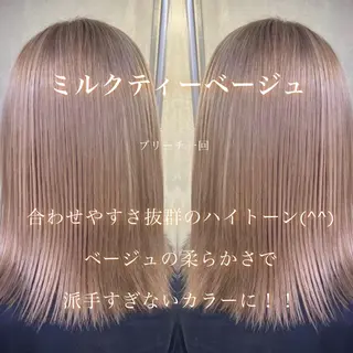 カラー ✨ブリーチなしカラー ×髪質改善✨松村 潤のヘアスタイル
