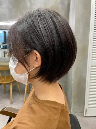 ショート カラー 色気レイヤー& ショートはお任せ🌟のヘアスタイル