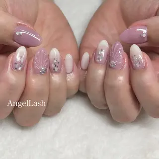 ネイル WASHLY所属・sakura 辻堂ニュアンスネイルのネイルデザイン