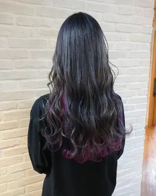 ロング カラー little×PORTO 元町所属・Topstylist ゆきこのヘアスタイル