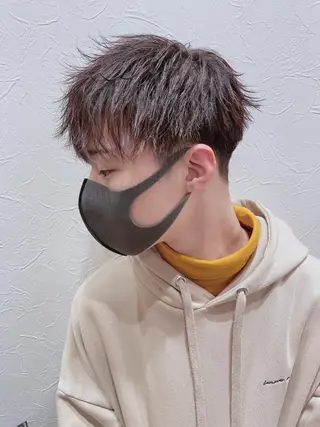 ショート ヘアアレンジ メンズ メンズZina代表 田端 麗治のヘアスタイル