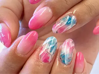 ネイル N-mode所属・yuya JNA本部認定講師のネイルデザイン