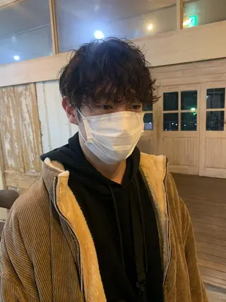 ショート パーマ kimika🥑 メンズ/髪質改善のヘアスタイル