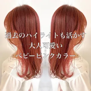 セミロング カラー 平田 健一のヘアスタイル