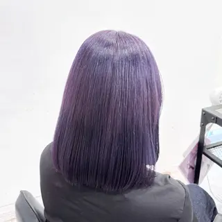 ミディアム カラー ヘアアレンジ 🥀ブリーチ× エクステ🥀あかりのヘアスタイル