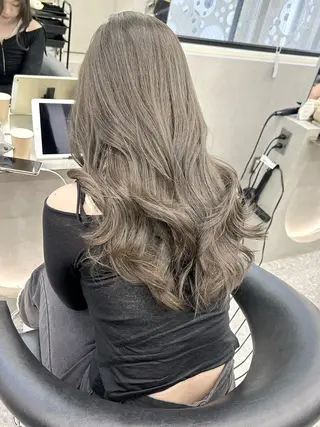 ロング カラー 韓国ヘア×髪質改善 サロンmareのヘアスタイル