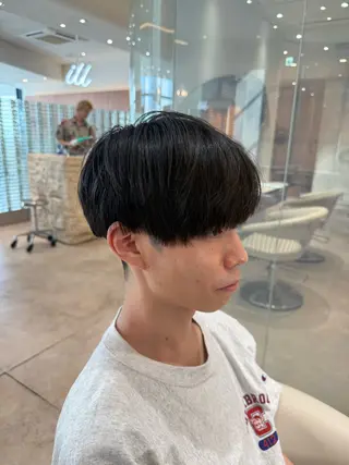 ショート メンズ メンズカット/パーマ 艶カラーTAIGA︎のヘアスタイル