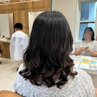 ミディアム パーマ 海老名で韓国風 HANA🌷のヘアスタイル
