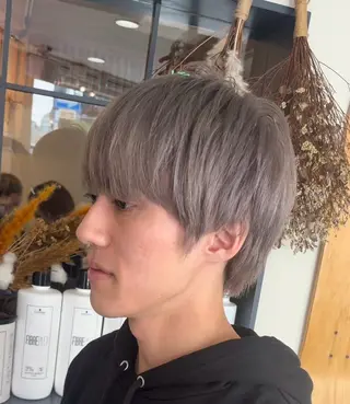 カラー メンズ 中嶋 颯和のヘアスタイル