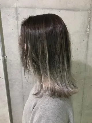 ミディアム 北千住でカラーNo1 高橋優輔のヘアスタイル