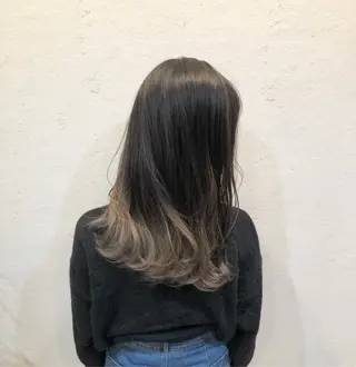 ミディアム カラー ニュアンスカラー🫧 加納のヘアスタイル