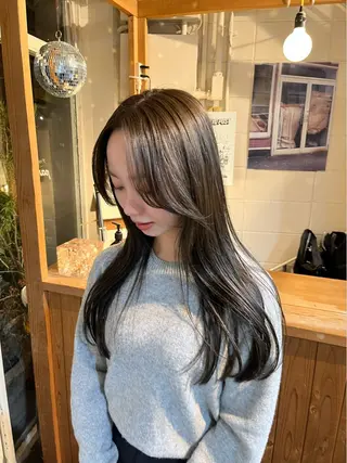 ロング chikashitsu所属・Junmi/ﾁｶｼﾂ /堀江のヘアスタイル
