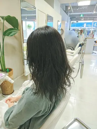 ロング カラー nagane sayakaのヘアスタイル