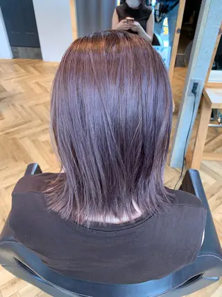 ミディアム カラー 🌈艶カラー× メンズパーマ永埜🌈のヘアスタイル