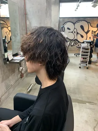 パーマ メンズ ⚡️メンズパーマ特化 mens支持◎/忠地のヘアスタイル