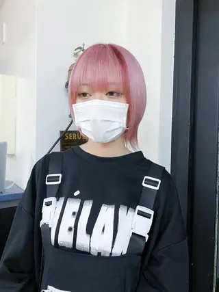 ミディアム カラー ハイトーンカラー ⭐️NAZUNAのヘアスタイル