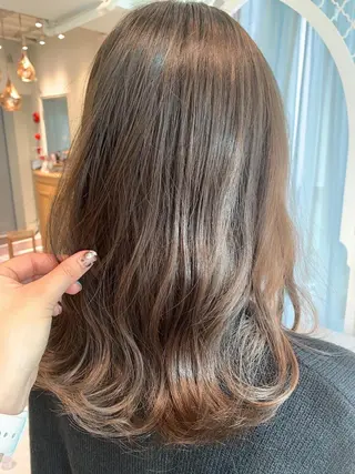 ロング カラー カットモデル募集 艶カラー/ユウトのヘアスタイル