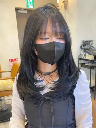 セミロング La Bonheur hair  grace 門前仲町店【ラボヌール ヘア グレース】所属・【L.B.G】 杉本　篤史のヘアスタイル