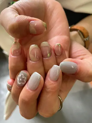 ネイル ゆびノさき茨木店 ニュアンス/アートのネイルデザイン