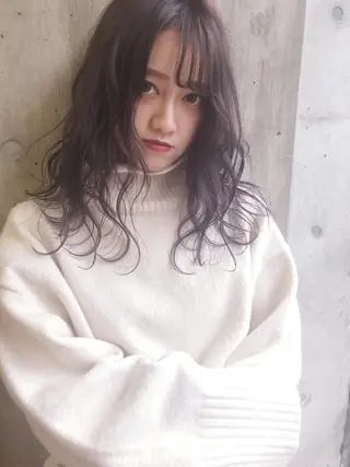 ミディアム カラー chic.🍋 Kirariのヘアスタイル