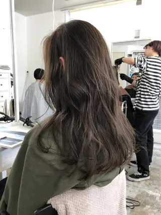 ロング カラー cinq所属・ハイライトカラー ❤︎hirokoのヘアスタイル