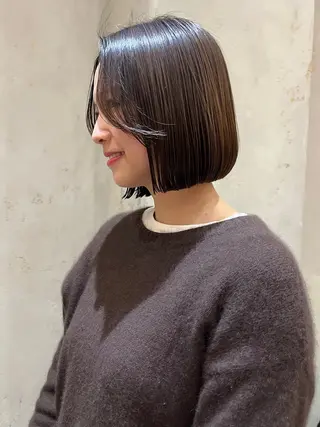 ショート LondBOY🤍 韓国/ボブ/レイヤーのヘアスタイル