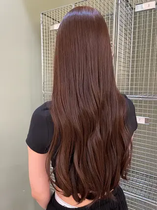 ロング カラー 中井 菜々香のヘアスタイル