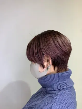 ショート カラー ヘアアレンジ 近藤千翔🩵 髪質改善Periodのエステ・リラクイメージ