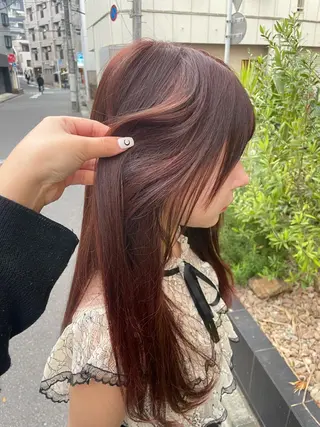 ロング カラー Sia中野新橋 ﾕﾘ🐈‍⬛🎀のヘアスタイル