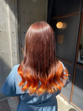 ロング カラー ボブ/透明感カラー EMIRIのヘアスタイル