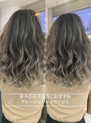 ミディアム 岸川 恭子のヘアスタイル