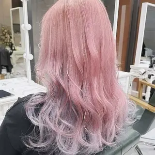 セミロング カラー Days 透明感カラーのヘアスタイル