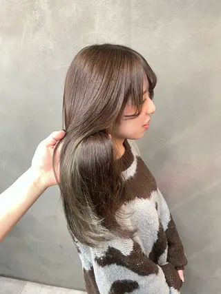 ロング カラー TNB TOKYO所属・Insta 指名 No.1KURUMIのヘアスタイル