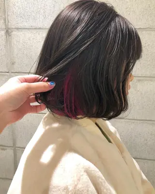 ショート カラー ボブ/ミニボブ/ 立河今日子のヘアスタイル