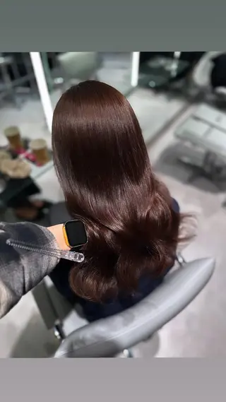 ロング カラー 髪質改善 支持率 Ｎｏ.1いぶきのヘアスタイル