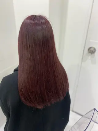 ロング カラー ガーリー♡女の子っぽ ヘア♡ピンクカラー♡のヘアスタイル