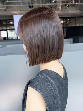 ミディアム カラー ITbyALBUM 藤沢店のヘアスタイル