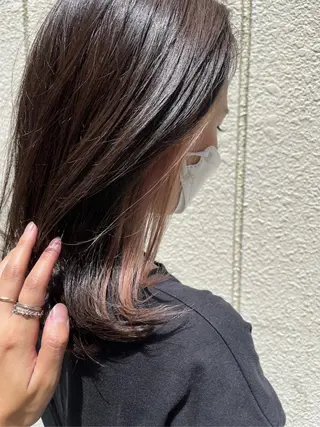 セミロング パーマ カラー yelm ［official］のヘアスタイル