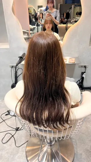 ロング カラー 【韓国/レイヤー/ カラー】新井 望乃果のヘアスタイル