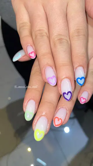 ネイル moca心斎橋所属・˚✧⁺⭐︎༚moca miyuu⁎⁺˳✧༚のネイルデザイン