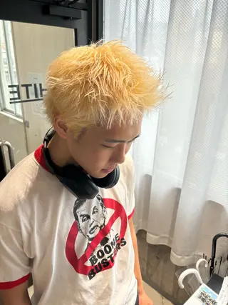 カラー メンズ _white【京橋店】所属・_WHITE / KENTOのヘアスタイル